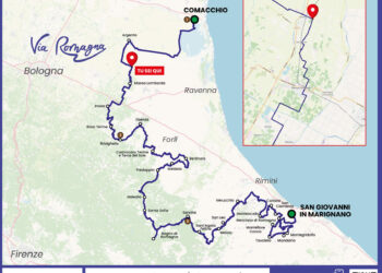 Tabellazione percorsi cicloturistici: La Via Romagna